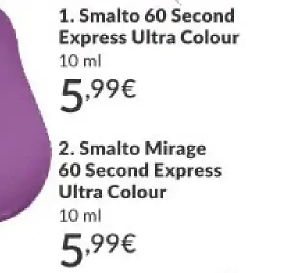 Smalto 60 Second Express Ultra Colour
