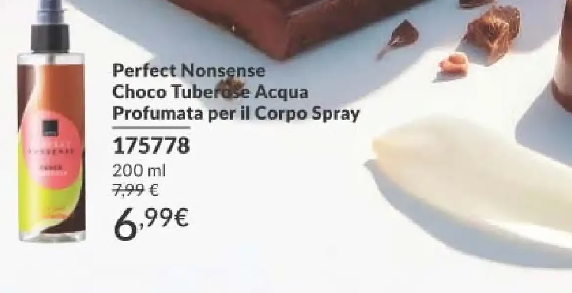 Perfect Nonsense Choco Tuberose Acqua Profumata per il Corpo Spray