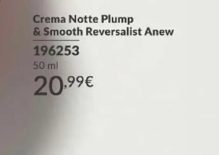 Crema Notte Plump & Smooth Reversalist Anew