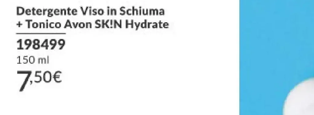 Detergente Viso in Schiuma + Tonico Avon SK!N Hydrate