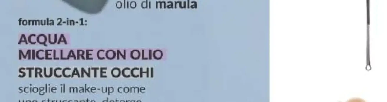Acqua Micellare con Olio Struccante Occhi