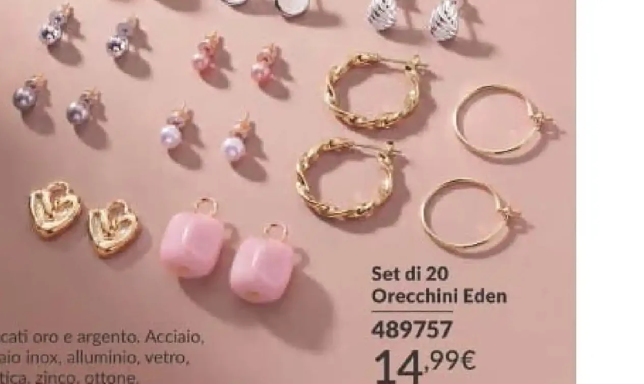 Set di 20 Orecchini Eden