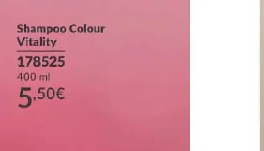 Shampoo Colour Vitality