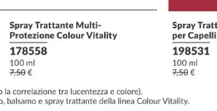 Spray Trattante Multi-Protezione Colour Vitality
