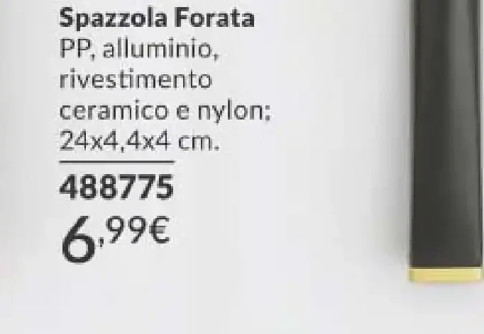 Spazzola Forata