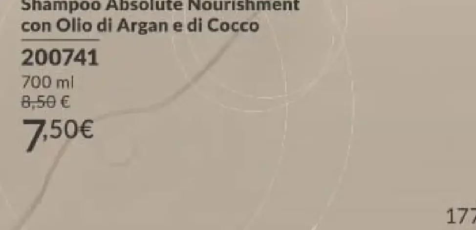 Shampoo Absolute Nourishment con Olio di Argan e di Cocco