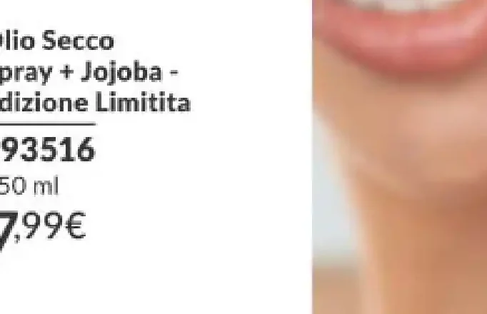 Olio Secco Spray + Jojoba - Edizione Limitata