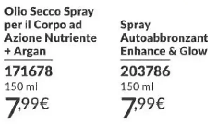 Olio Secco Spray per il Corpo ad Azione Nutriente + Argan
