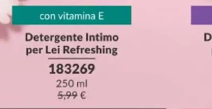 Detergente Intimo per Lei Refreshing