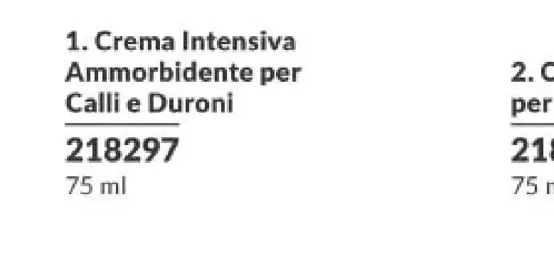 Crema Intensiva Ammorbidente per Calli e Duroni