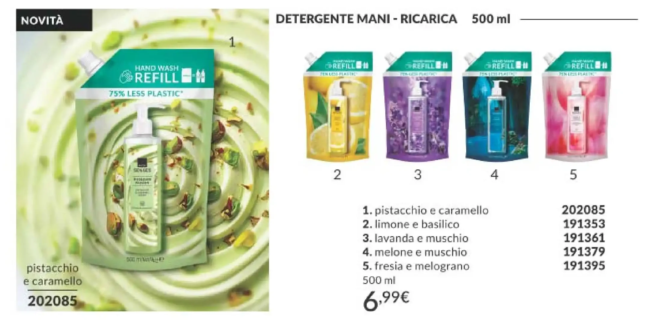 Detergente mani ricarica