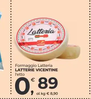 Formaggio Latteria Vicentine
