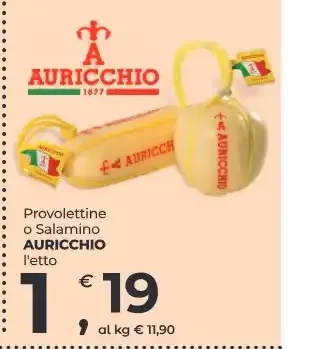 Provolettine o Salamino Auricchio