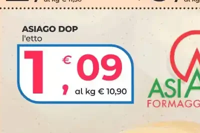 Asiago DOP
