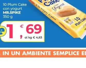 Plum cake allo yogurt