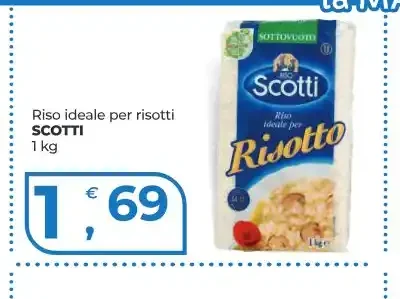 Riso ideale per risotti Scotti
