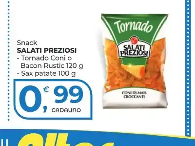 Snack Salati Preziosi Tornado