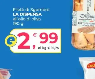 Filetti di sgombro La Dispensa
