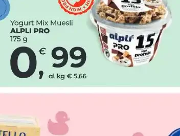 Yogurt Mix Muesli Alpli Pro