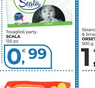Tovaglioli party Scala