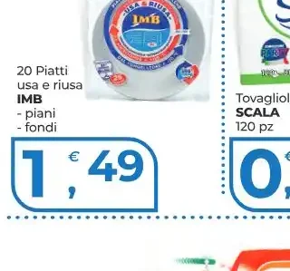 Piatti usa e riusa IMB