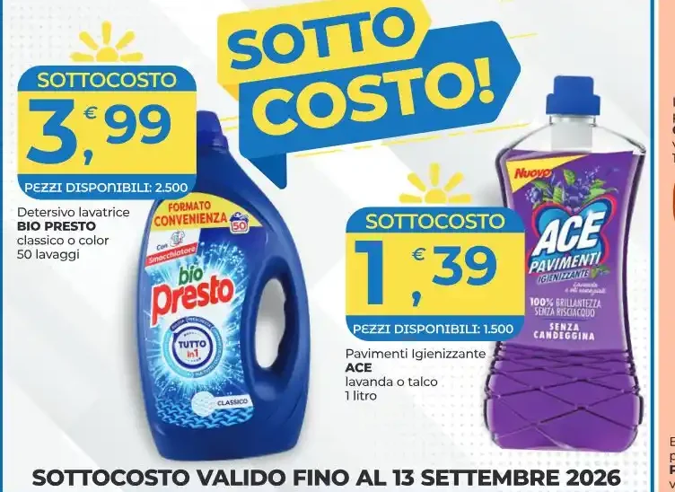 Detersivo lavatrice Bio Presto