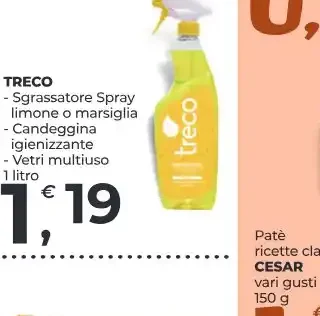 Sgrassatore spray Treco