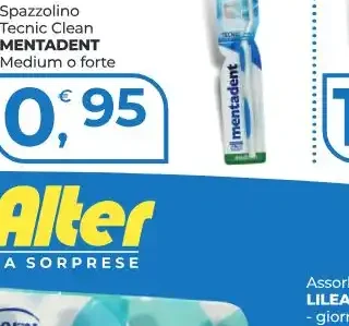 Spazzolino Tecnic Clean Mentadent