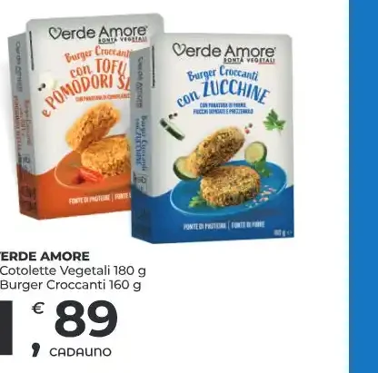 Cotoletta vegetale o burger croccanti