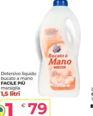 Detersivo liquido bucato a mano