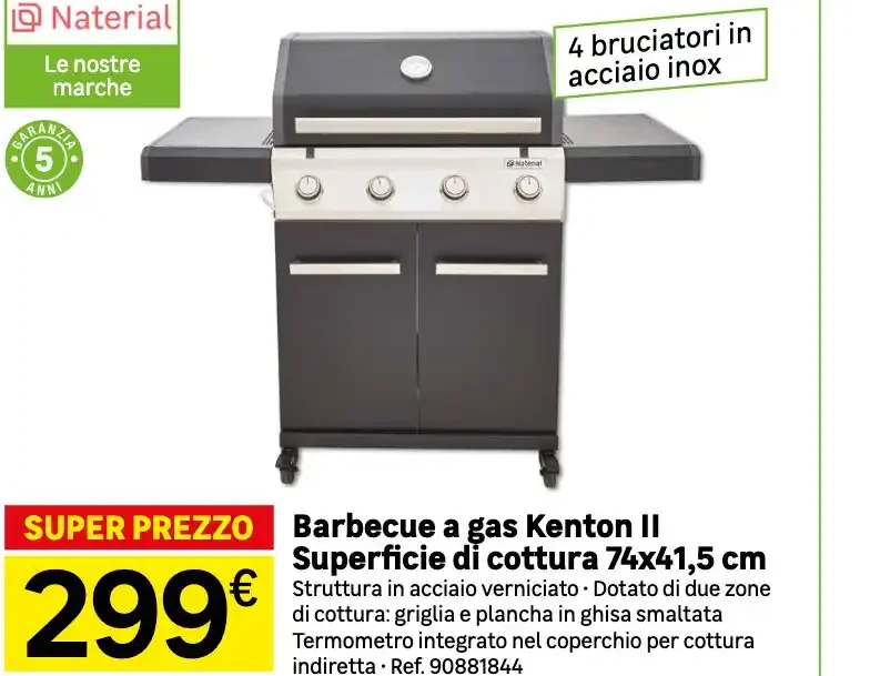 Barbecue a gas Kenton II