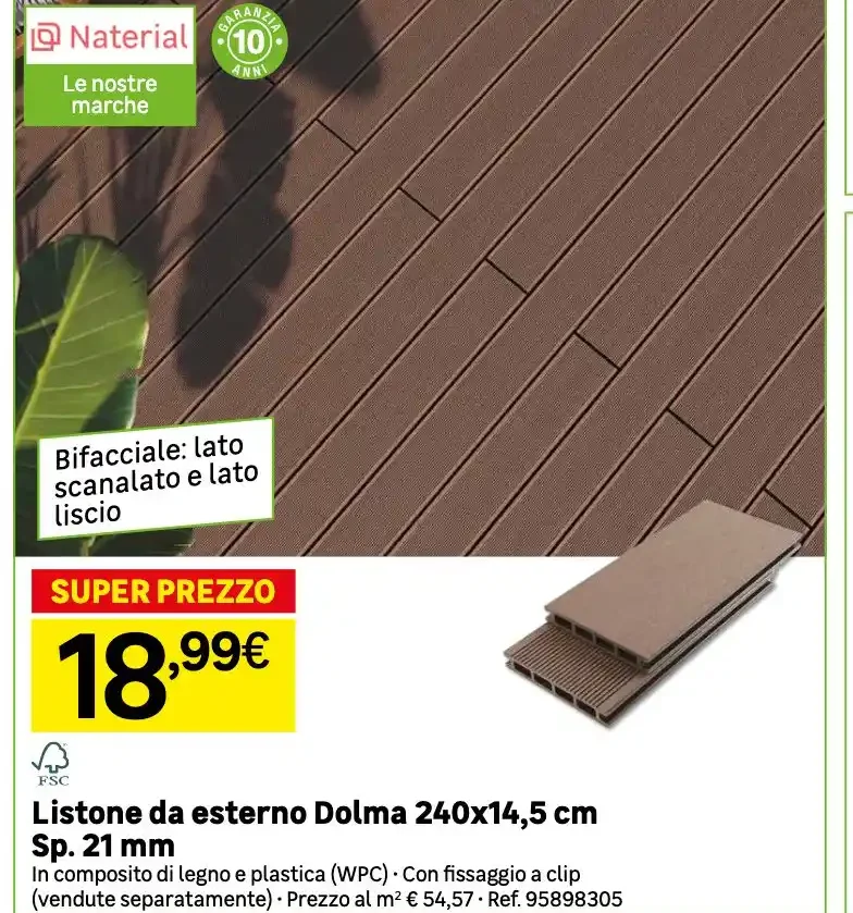 Listone da esterno Dolma