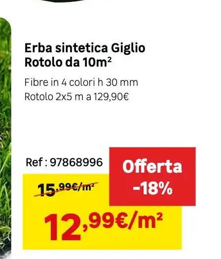 Erba sintetica Giglio