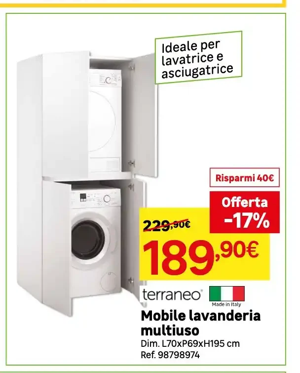 Mobile lavanderia multiuso