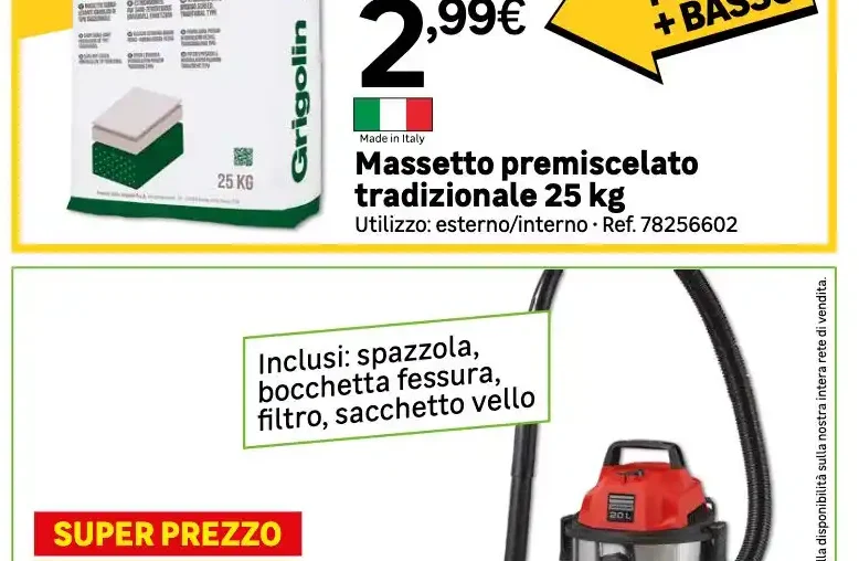 Massetto premiscelato tradizionale