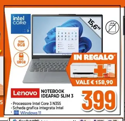 Notebook Lenovo IdeaPad Slim 3