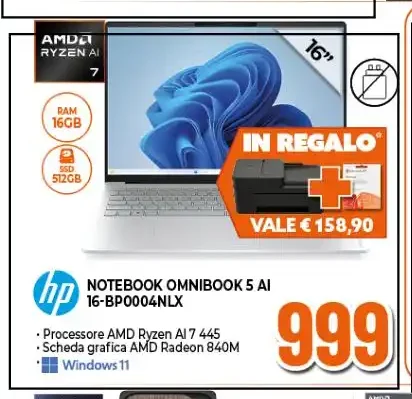 Notebook HP OmniBook 5 AI