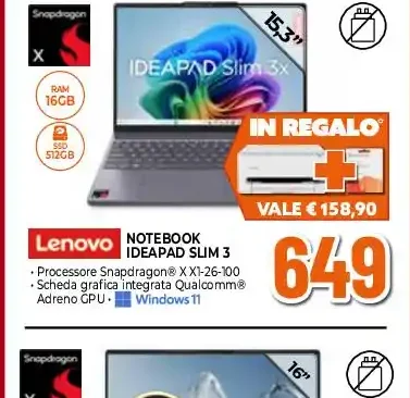 Notebook IdeaPad Slim 3