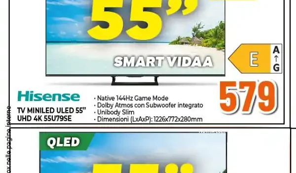 TV MiniLED ULED 55-inch UHD 4K