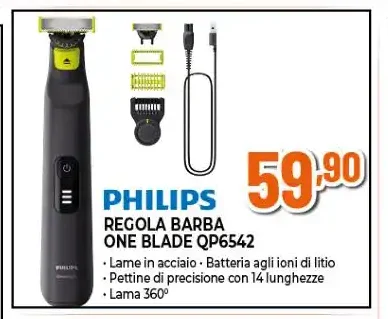 Regolabarba Philips One Blade QP6542