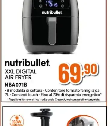 Friggitrice ad aria Nutribullet XXL Digital
