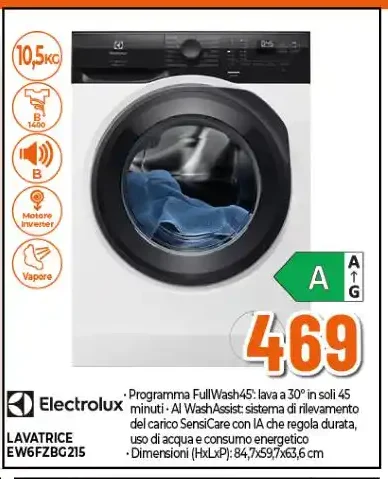 Lavatrice EW6F2BG215