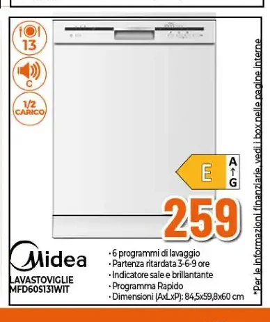 Lavastoviglie MFD06S1031WT