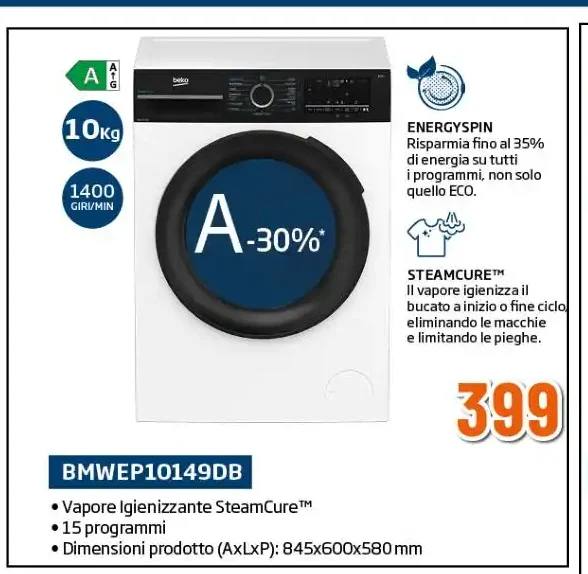 Lavatrice BMWEP10149DB