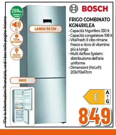 Frigorifero combinato KGN49XLEA