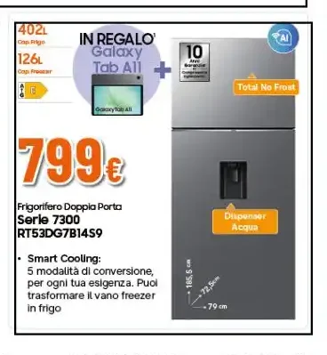 Frigorifero doppia porta Serie 7300 RT53DG7B14S9