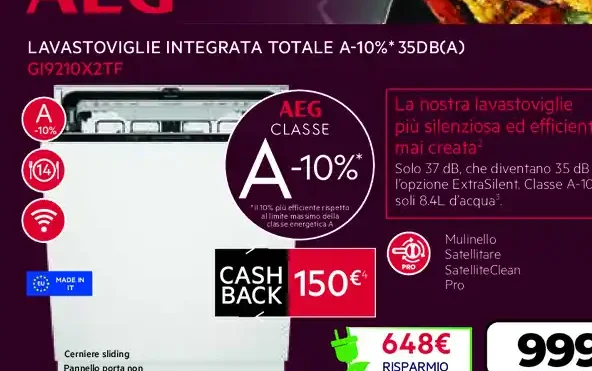Lavastoviglie integrata totale