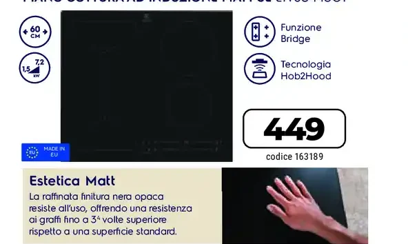 Piano cottura ad induzione