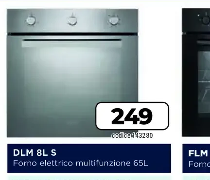 Forno elettrico multifunzione DLM 8L S
