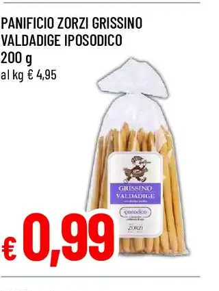 Grissino valdigié iposodico